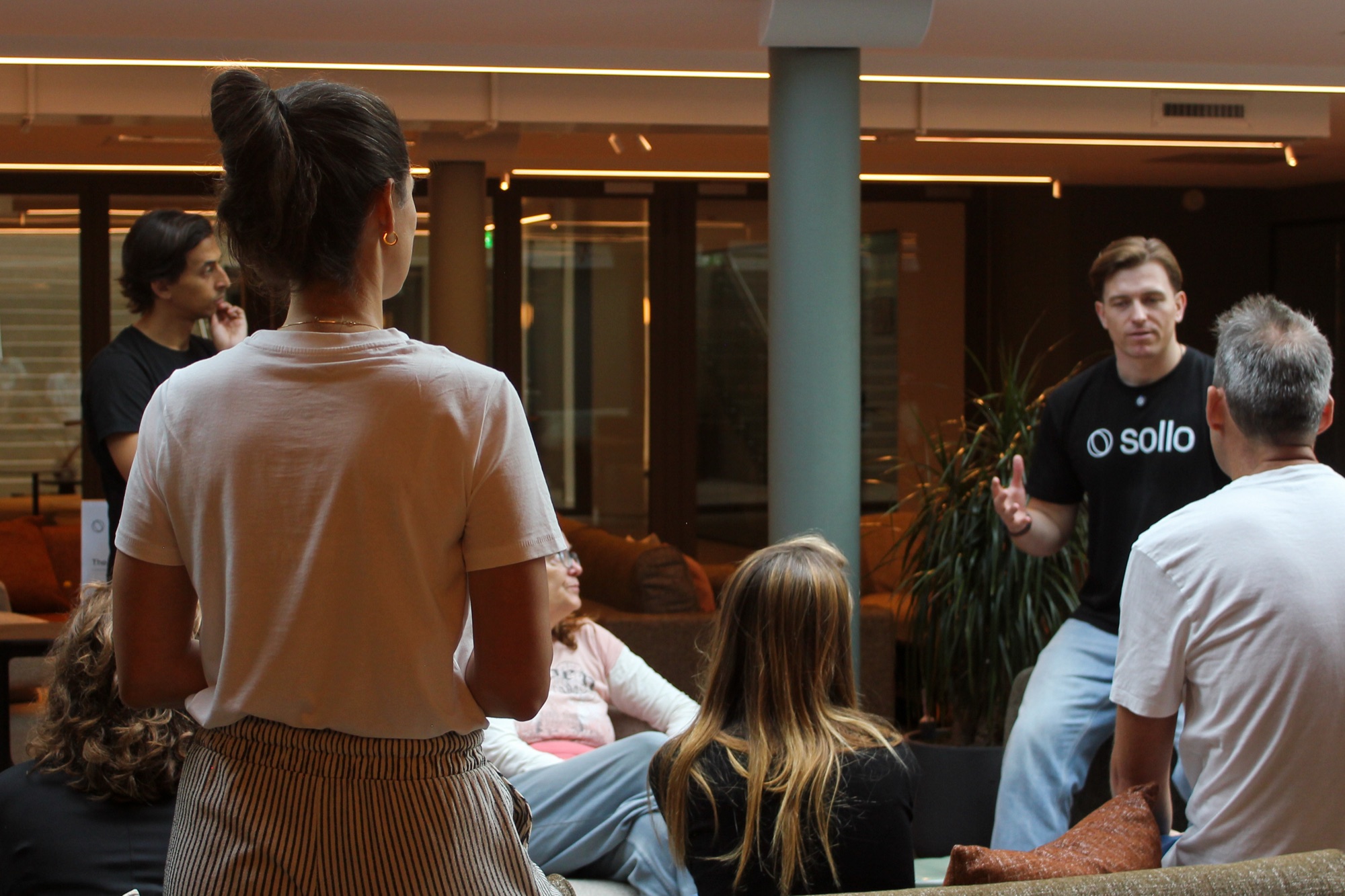 Sollo live event in Amsterdam